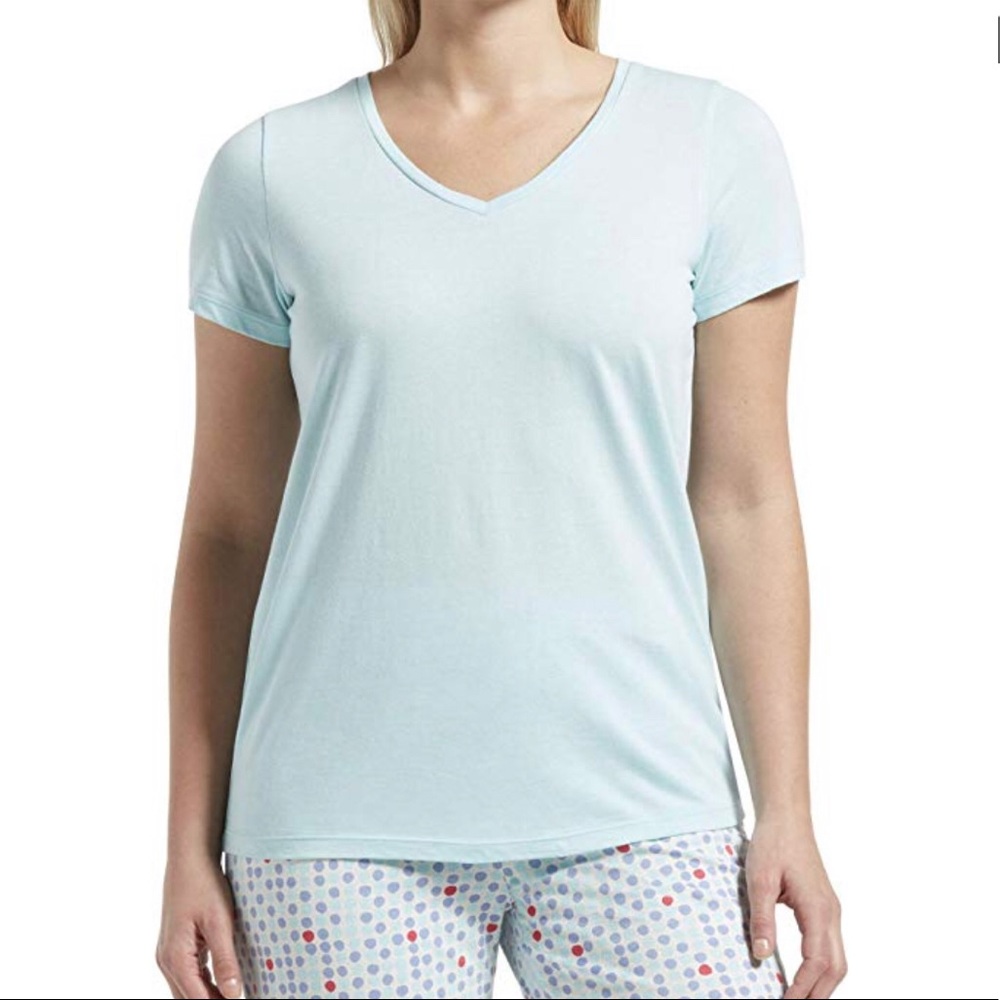 NEW HUE SLEEPWEAR: Women’s V-Neck Sleep Tee
